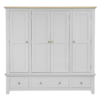 Quad Wardrobes, Oak, Pine and Painted Bedroom Furniture