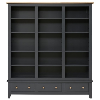 Grand Bookcases, Library Bookcase, Living Room Furniture, Home Office Furniture, Solid Oak Bookcase
