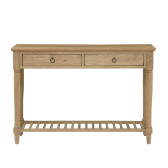 Console Table with Drawers, Hallway Storage Ideas, Oak, Pine and Painted Console Table, Hallway Furniture