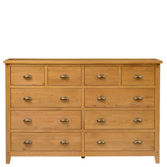 Wide Chests of Drawers, Wide Bedroom Chests, Oak, Pine and Painted Bedroom Furniture
